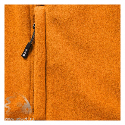 Куртка флисовая Brossard, мужская, оранжевая, закрепка на кармане