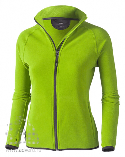 Куртка флисовая Brossard, женская, ярко-зелёная