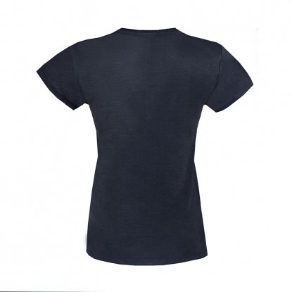 Футболка CALIFORNIA LADY 150, женская, тёмно-синяя, вид сзади