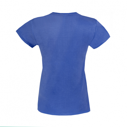 Футболка CALIFORNIA LADY 150, женская, синяя, вид сзади
