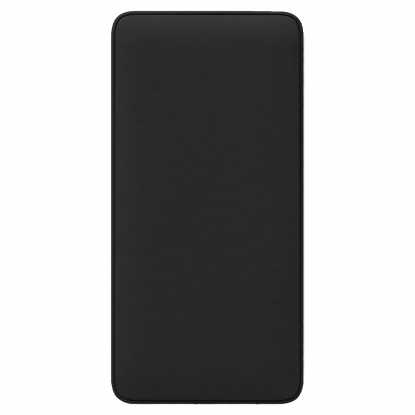 Внешний аккумулятор (powerbank) WeCharge Soft Touch, 10 000 mAH, Power Delivery (PD) 25.5W, со светящимся логотипом после гравировки, c цифровым дисплеем для контроля заряда, черный