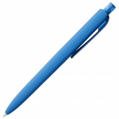 Ручка шариковая DS8 PRR-Т Soft Touch, голубая