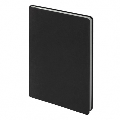Ежедневник Flexy Latte Soft Touch Black Edition Color А5, черный с серым