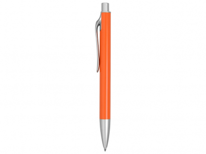 Ручка металлическая шариковая Large, оранжевая, вид сбоку