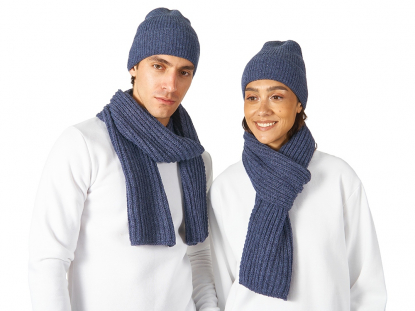 Подарочный набор Nordend, темно-синий меланж