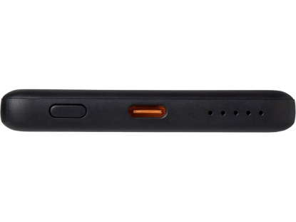 Внешний аккумулятор с QC/PD Шарп, 5000 мАч, черный