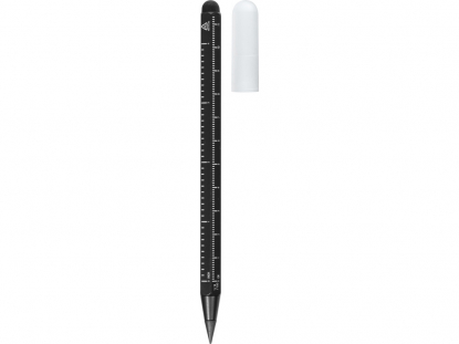 Вечный карандаш с линейкой и стилусом Sicily, черный