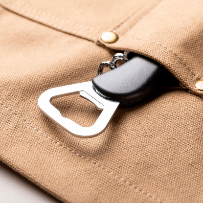 Фартук GRAND CHIEF, светло-коричневый, прибор в кармане
