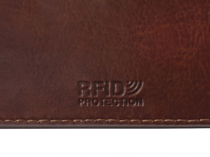 Картхолдер для 6 карт с RFID-защитой Fabrizio, коричневый