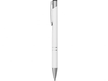Ручка металлическая шариковая C1 soft-touch, белая
