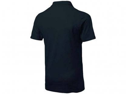 Рубашка поло First 2.0, мужская, темно-синяя, вид сзади