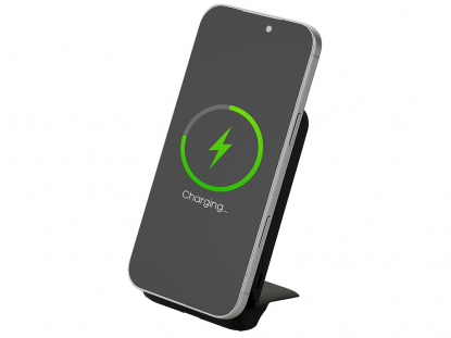 Беспроводной внешний аккумулятор с подсветкой лого и подставкой Magflash, 10000 мАч, 15 Вт