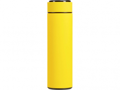 Вакуумный термос Module X с индикатором температуры, желтый