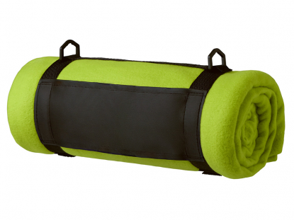 Плед Нежность с ремешком на плечо, зеленое яблоко