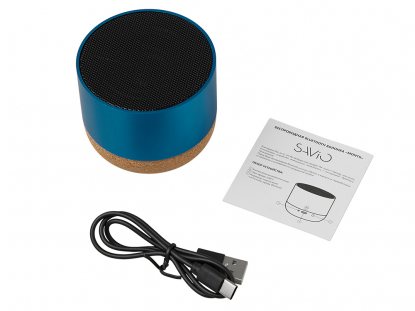 Беспроводная колонка Montii, 3 Вт, синяя