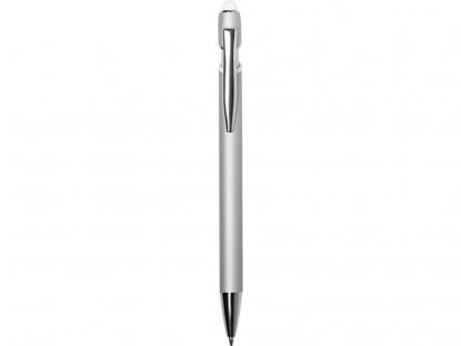 Ручка-стилус металлическая шариковая Sway Monochrome с цветным зеркальным слоем, белая