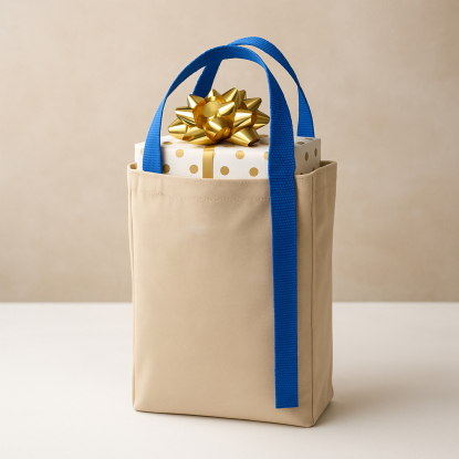 Шоппер Superbag Pack M, неокрашенный с синим