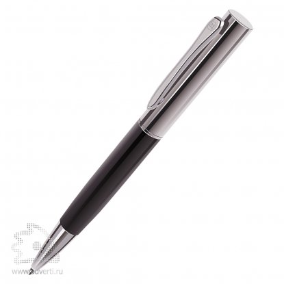 Шариковая ручка Craft BeOne, черно-серебристая