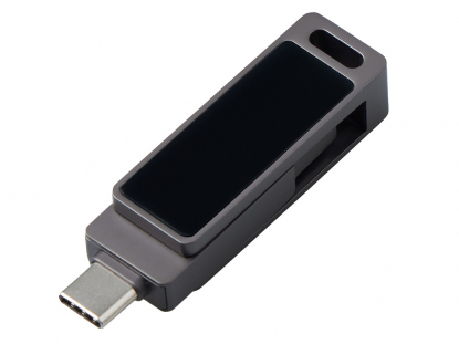 USB3.0/ Type-C флешка 2в1 на 64 ГБ Спинлайт с подсветкой
