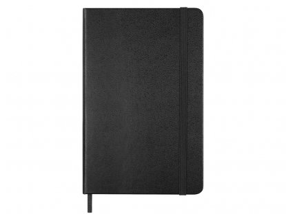 Записная книжка A6+ Classic, черная, спереди