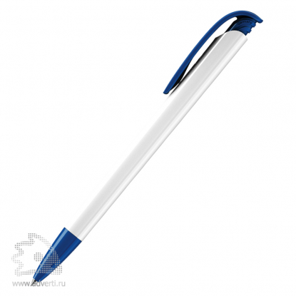 Ручка шариковая Jona Klio Eterna, белая с синим