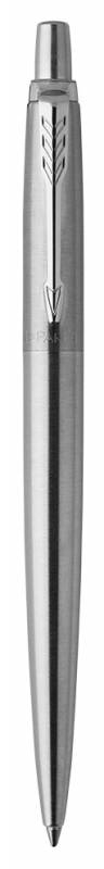Ручка шариковая Parker Jotter Core Stainless Steel CT, серебристые детали
