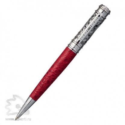 Шариковая ручка Leather, красная