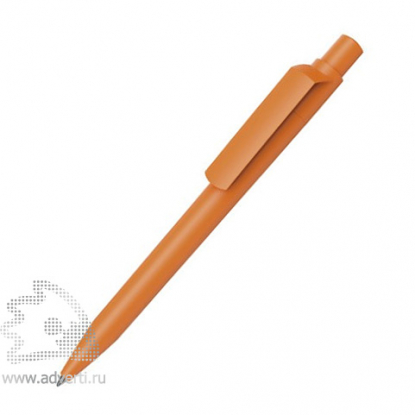 Ручка шариковая DOT, матовое покрытие, оранжевая