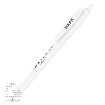 Ручка шариковая Klix Klio Eterna, белая