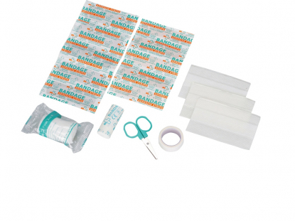 Набор для оказания первой медицинской помощи Красный крест, содержимое