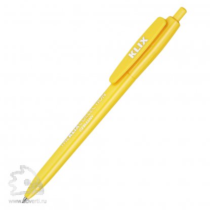 Ручка шариковая Klix Klio Eterna, желтая