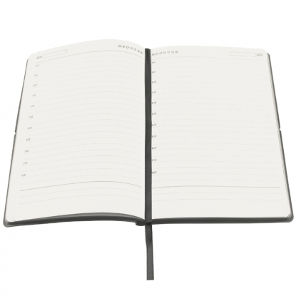 Ежедневник A5 недатированный Massimo в мягком переплёте, серый