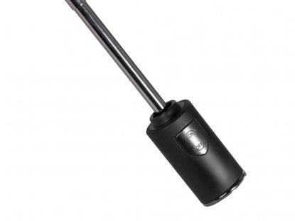 Зонт складной Super compact, черный, ручка