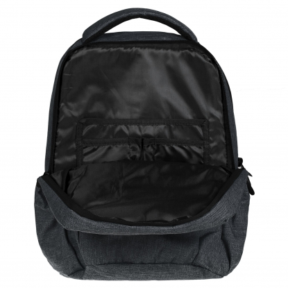 Рюкзак для ноутбука Burst, темно-серый, открытый