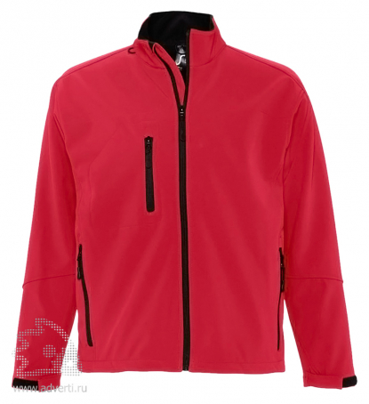 Куртка на молнии Relax 340, мужская, красная