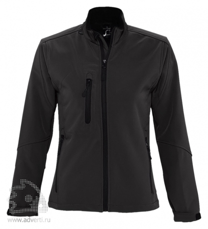Куртка на молнии Roxy 340, женская, черная