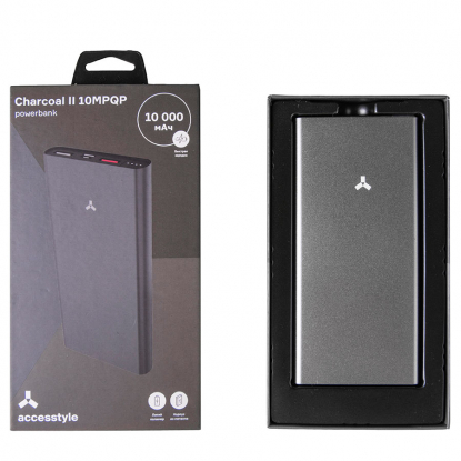 Внешний аккумулятор  Accesstyle Charcoal II, 10000 mAh