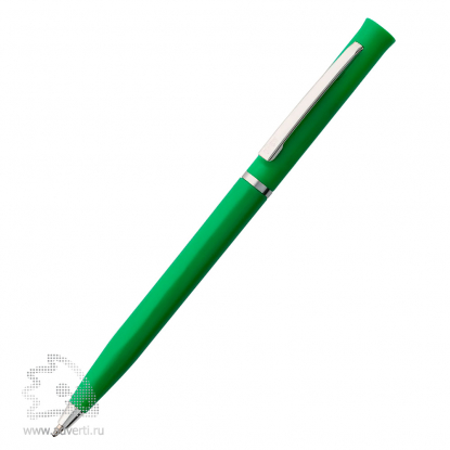 Шариковая ручка Euro Chrome, зеленая