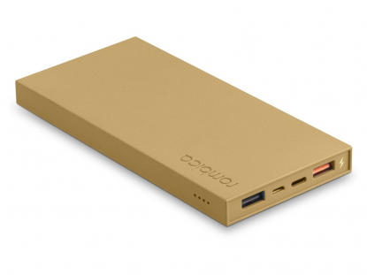 Внешний аккумулятор NEO ARIA, 10000 mAh, золотистый