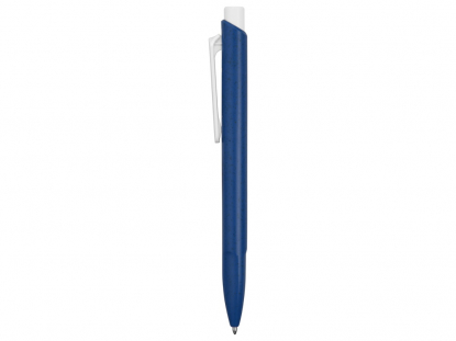 Ручка шариковая ECO W из пшеничной соломы, синяя, вид сбоку