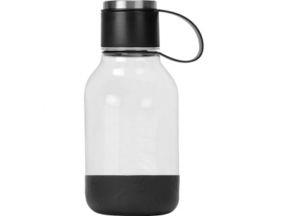 Бутылка для воды 2-в-1 DOG BOWL BOTTLE, 1500 мл, чёрная