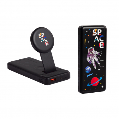 Беспроводная зарядная (20W/15W) станция-пауэрбэнк Slider 10000 mAh