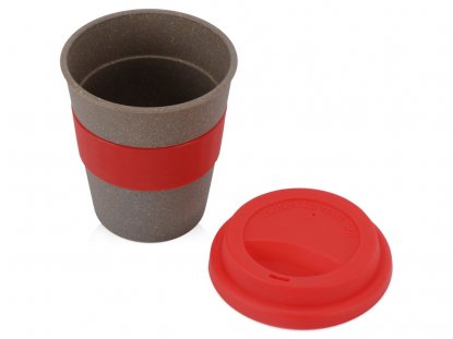 Стакан из бамбукового волокна Café, красный