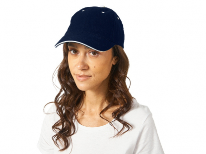 Бейсболка New Castle, темно-синяя