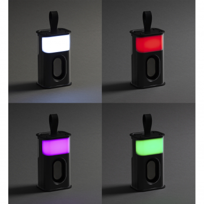 Bluetooth колонка Hi-Fi 5Вт с разноцветной подсветкой и прозрачным корпусом
