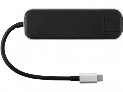 Хаб USB Type-C 3.0 Chronos, черный