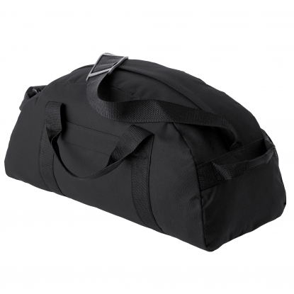 Спортивная сумка Portage, чёрная, с другой стороны