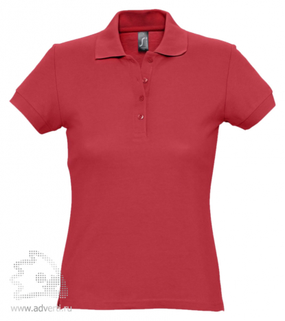 Рубашка поло Passion 170, женская, красная