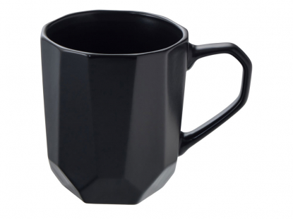 Кружка с гранями Amery, черная
