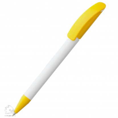 Ручка шариковая DS3 TPP Special, белая с жёлтым